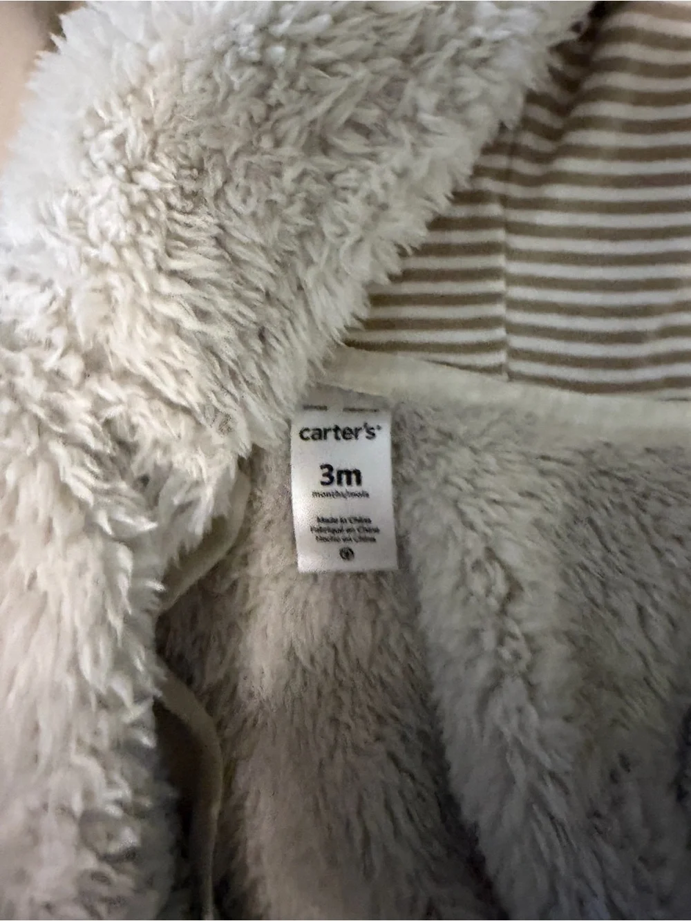 Carters plush sherpa